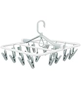 Foyer Nuage Plastic PP Drying Hanger, Anti-Rusty Drying Rack for Clothes, Socks, Lingeries, Delic...