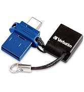 Verbatim 128GB Store ‘n’ Go Dual OTG USB 3.2 Gen 1 Flash Drive for USB-C Devices – 2 in 1 Type C ...