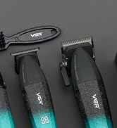 VGR 640S3 Professional 3 in 1 Hair Cutting Kit, 9000RPM Hair Clippers for Men Professional Hair T...