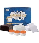 Dr.WOW Magic Cleaning Kit Include Ultra Magic SpongeX3pcs,Magic Wipe sheetsX48pcs,Emery spongeX6p...