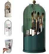 Concealed Toothbrush Holder, Rotating Bathroom Organizer Countertop, Toothbrush Holders with Cove...