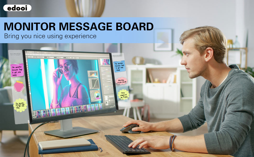 monitor memo board,office supplies,computer memo board