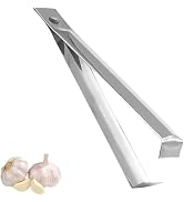 2 Pcs Garlic Peeler Skin Remover,Stainless Steel Peeling Clip,Garlic Tweezer Peeler Skin Remover ...
