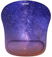 TECKNET Mouse Pad with Wrist Support, Ergonomic Gaming Mouse Pad Pain Relief, Portable Comfortabl...