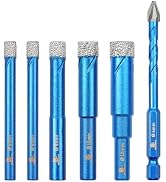 BRSCHNITT Diamond Drill Bit Round Shank 1/4