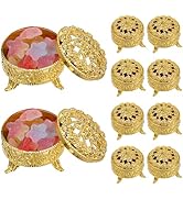 10pcs Candy Boxes Wedding Favor Boxes Clear Jars Candy Storage Boxes Hollow Out Boxes for Wedding...