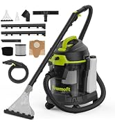 Yowmoft Extractor Vacuum Car Detailing, 4 Gallon Car shampooer Interior Cleaner, 5.5 Peak HP Wet ...