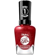 Sally Hansen Miracle Gel Supercharged Glam, XOXO Sally, Long-Lasting Nail Polish, With Beautiful ...