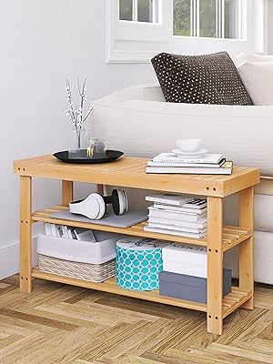 Bamboo Shoe Bench