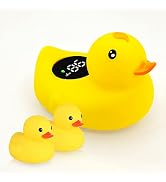 Baby Bath Thermometer for Bathtub, Water Temperature Thermometer for Tub, Duck Floating Bath Toy ...