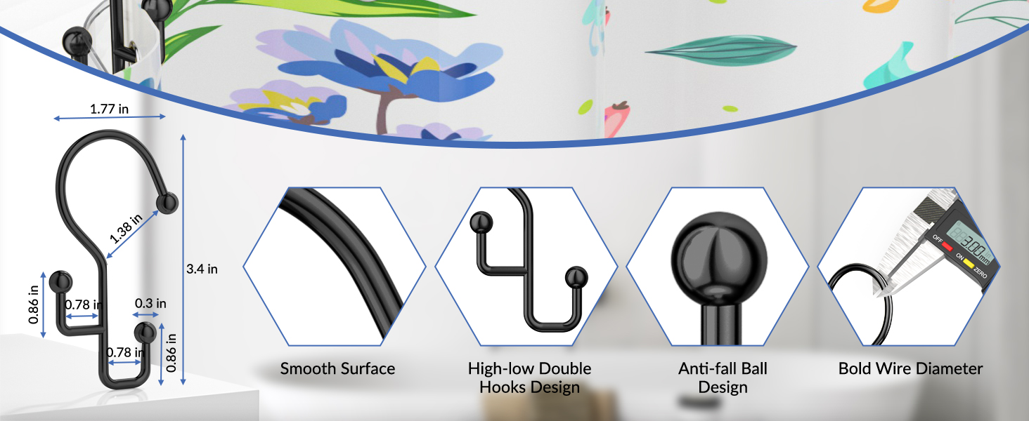 shower curtain rings