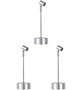 Uonlytech Led Track Lighting - 3 Piece Indoor Spotlight Showcase Jewelry Lights for Cabinet, Jewe...