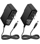 Facmogu 2 Pack DC 5V 2A Power Adapter, AC 100-240V to DC 5V 2A 10W Power Supply Transformers, 5.5...