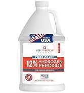 Epic Medical Supply 12% Food Grade Hydrogen Peroxide – Ultra-Concentrated H2O2 Peroxide Cleaner –...