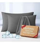 Premium Cooling Pillowcases King Size Set of 2 for Hot Sleeper & Night Sweats Beauty Sleep Reduce...