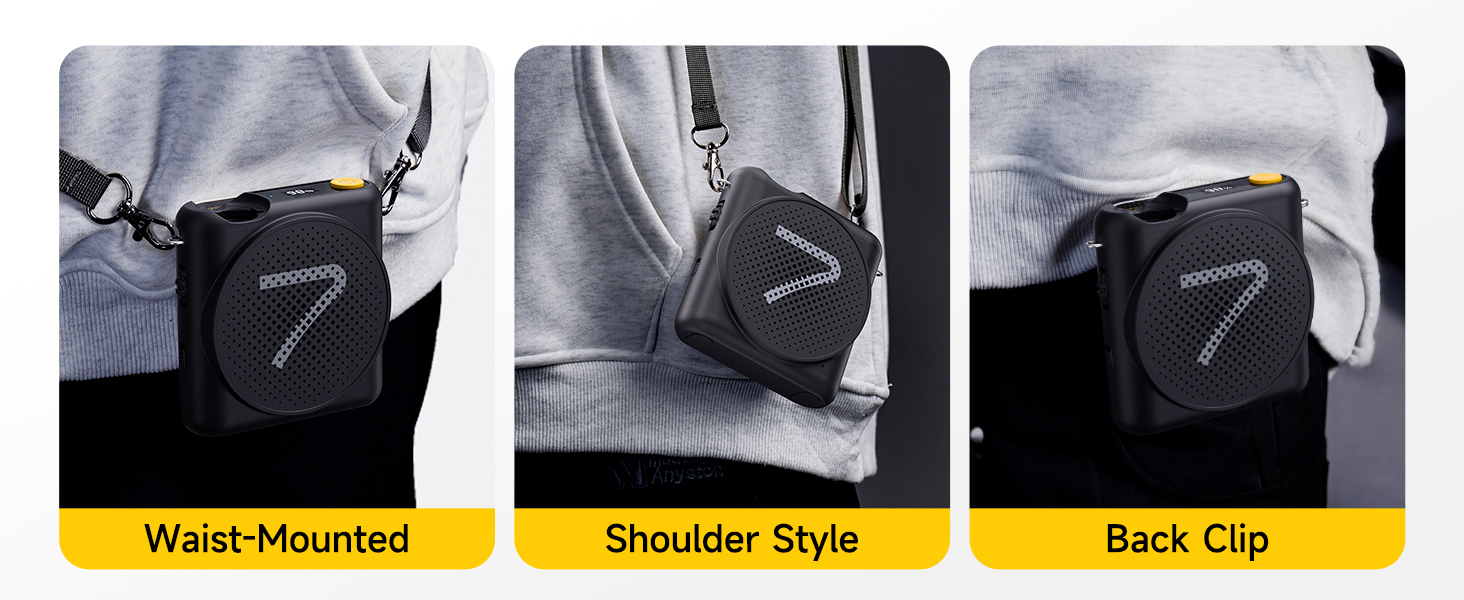 Triple Wearing Options Ultra-Light Freedom