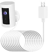 ALERTCAM Power Adapter for Ring Indoor Cam and All-New Ring Indoor Cam (2nd Gen), with 25Ft/7.5m ...