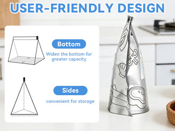 Aluminum Foil Sealable Storage Bags
