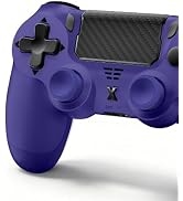 Puiseno Wireless Controller for PS-4, Gamepad with Dual Vibration/Hall Effect Joysticks/Six-axis ...