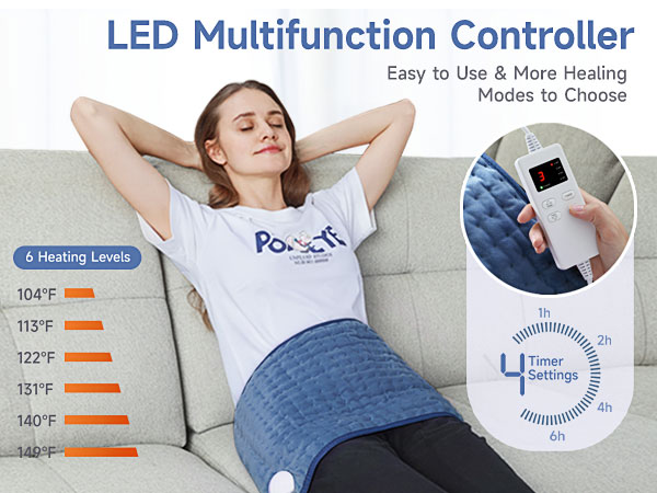 heating pad for neck and shoulders and back