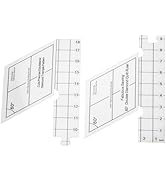 Maxmartt 18inch Double Strip Quilting Ruler 60 Degree Diamond Quilt Ruler High Accuracy Transpare...