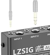 4 channel audio mixer