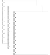 (3-Pack) Letter Size Blank Refill Paper, 11-Disc Discbound Blank Paper, 300Sheets / 600Pages TUL ...
