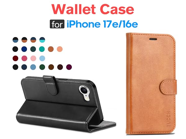 TUCCH Case Wallet for iPhone 16e