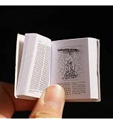 1Pc Mini Bible Pocket Book 1/12 Dollhouse Miniature Book Bookshelf Bedroom Library Accessories,Do...