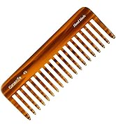 Giorgio G49 Large 5.75 Inch Hair Detangling Comb, Wide Teeth for Thick Curly Wavy Hair. Long Hair...