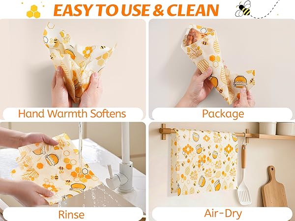 beeswax wraps for food