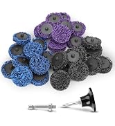SUNJOYCO 30 PCS 2 Inch Strip Discs, Paint Stripping Disc for Drill, Quick Change Paint Stripper D...