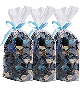 Yesland 3 Pack Potpourri Bag, Ocean Scent Fresh Perfume Sachet of Dried Flower Petals, Perfect Bo...