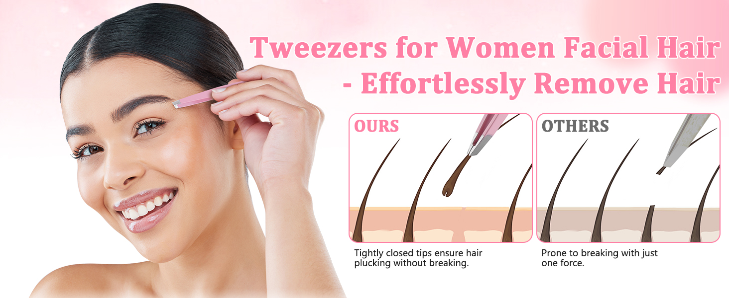 Tweezers for Women Facial Hair