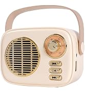 vxllenmes Retro Bluetooth Speaker, Vintage Decor,Best Birthday Gifts Ideas for Women Teenage, Sup...