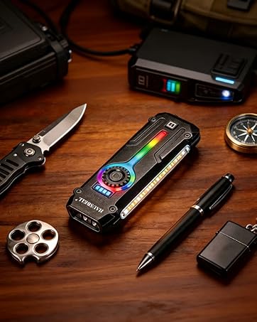 Multifunctional Edc Flashlight Rgb Light
