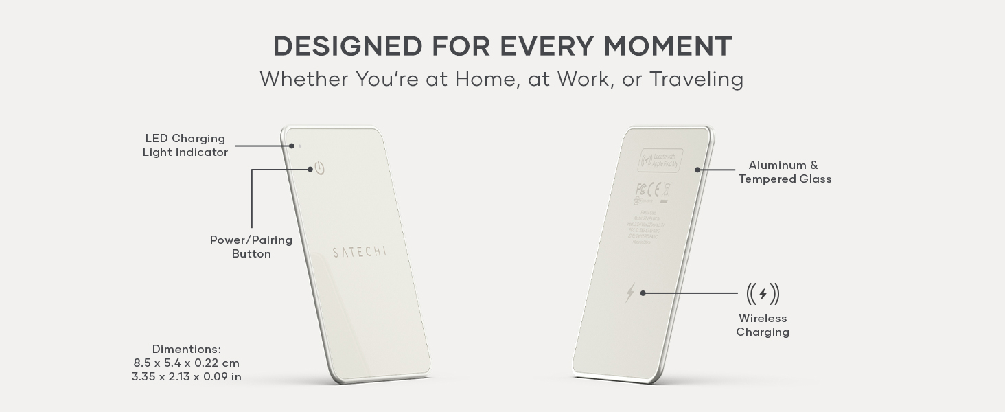 Satechi FindAll Wallet Card with FindMy, Wallet Tracker, Left Behind Notification, Sound Alert
