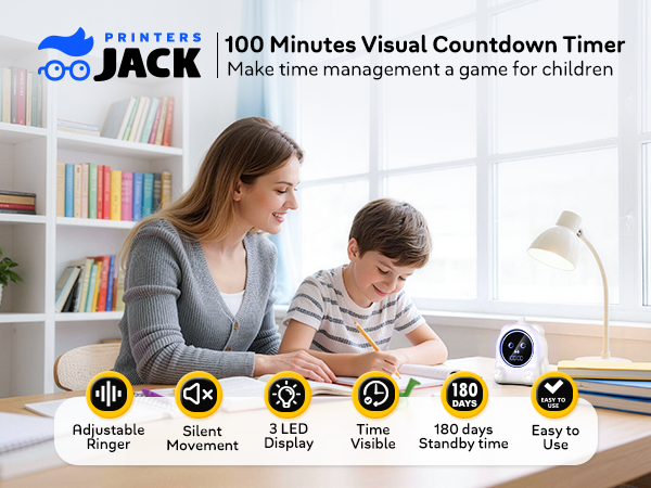 100 Minutes Visual Countdown Timer