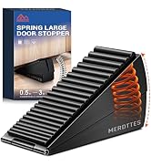Upgrade Strongest Spring Large Door Stoppers - Heavy Duty Door Stopper Wedge, 3 in Tall Door Stop...