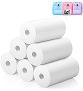Luoba Kids Camera Printer Paper, 6 Rolls for Kids Instant Print Camera, HD Printing Thermal Paper...