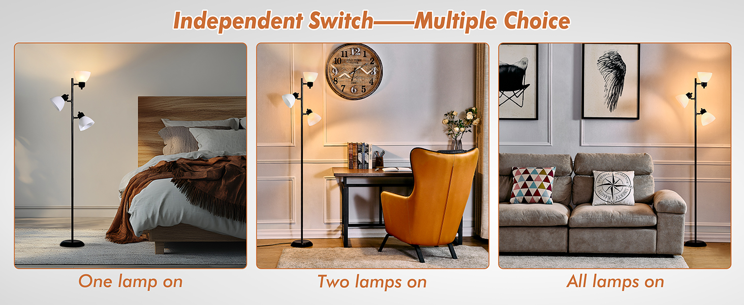 bedroom standing lamp
