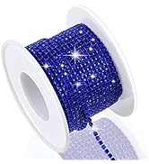 Dowarm 10 Yards 2MM Crystal Rhinestone Close Chain Trim for Sewing Crocs Shoes Clothes Cups, SS6 ...