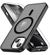 Vansdon for iPhone 13 Case & iPhone 14 Case, Compatible with MagSafe, Magnetic Translucent Matte ...
