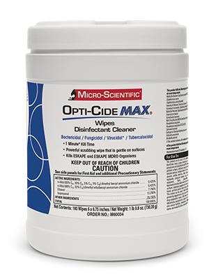 OPTI-CIDE MAX Disinfecting Cleaning Wipes