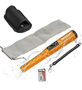allsun Metal Adults Detector, 4.5” Depth, Fully Rainproof, 360° Handheld Wand with LCD, Includes ...