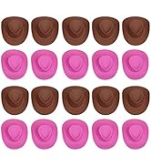 20pcs Plastic Mini Hat Tiny Hats Doll Hat Western Hats Doll Dress Up Accessories for Decoration