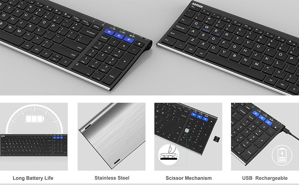 HB193 Bluetooth Keyboard 3