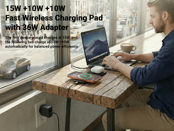 Compatible with iPhone Phone New AirPods Galaxy Buds Ultra-Slim PU Leather Wireless