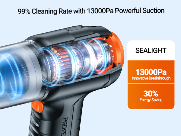 car vacuum sealight mini vacuum wireless handheld car vacuum cleaner high power suction