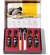 Thoughtfully Gourmet, Truffle Salt & Olive Oil Gift Set, Includes 4 Premium Extra Virgin Olive Oi...